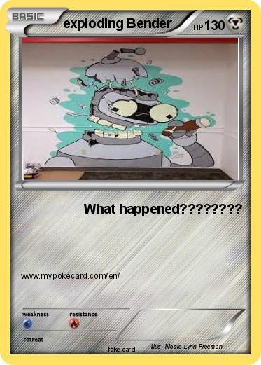Pokemon exploding Bender