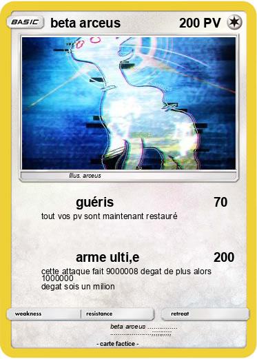 Pokemon beta arceus