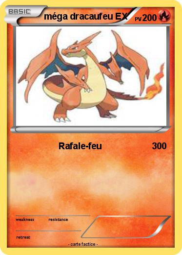 Pokemon méga dracaufeu EX