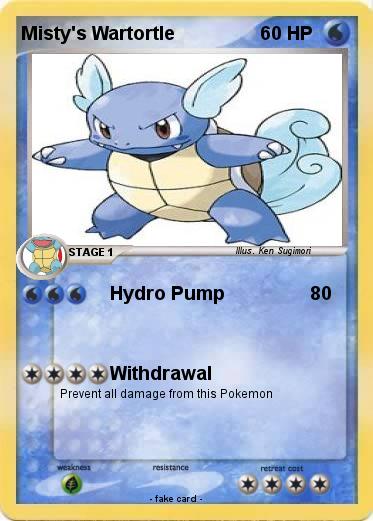 Pokemon Misty's Wartortle
