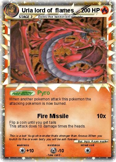 Pokemon Uria lord of  flames