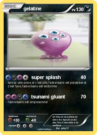 Pokemon gelatine