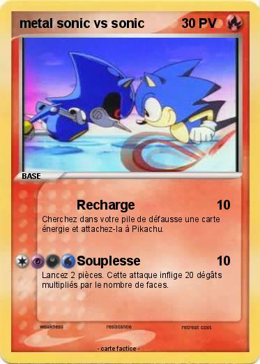 Pokemon metal sonic vs sonic
