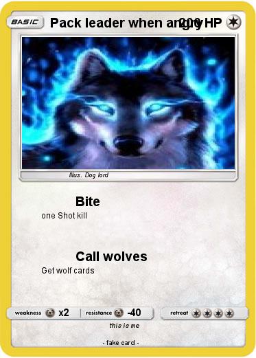 Pokemon Pack leader when angry