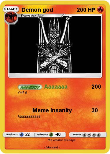 Pokemon Demon god