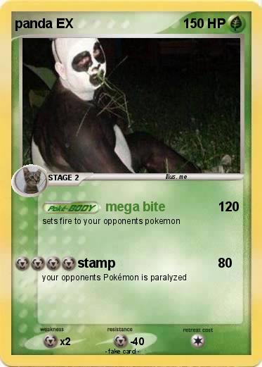 Pokemon panda EX