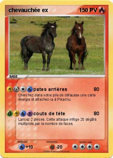 Pokemon chevauchée ex