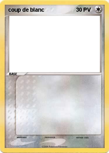 Pokemon coup de blanc