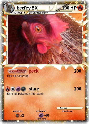 Pokemon beefey EX