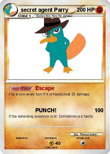 Pokemon secret agent Parry