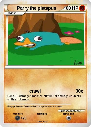 Pokemon Parry the platapus