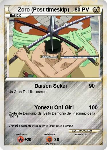 Pokemon Zoro (Post timeskip)