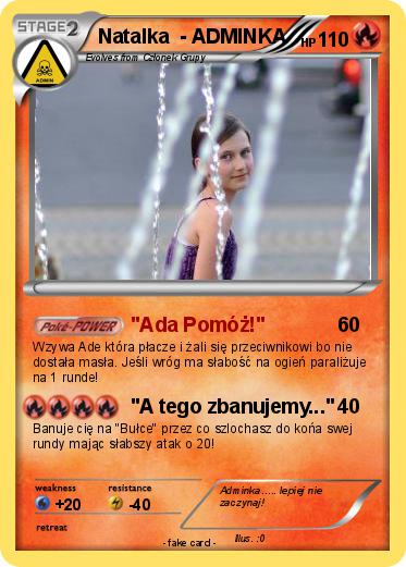Pokemon Natalka  - ADMINKA