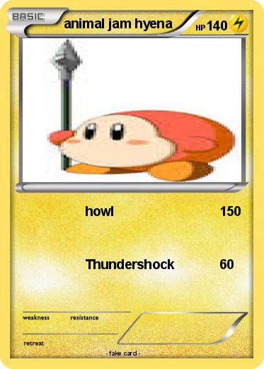 Pokemon animal jam hyena