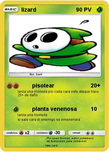 Pokemon lizard