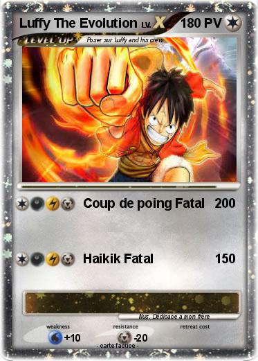 Pokemon Luffy The Evolution