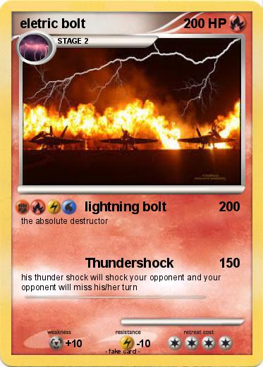 Pokemon eletric bolt