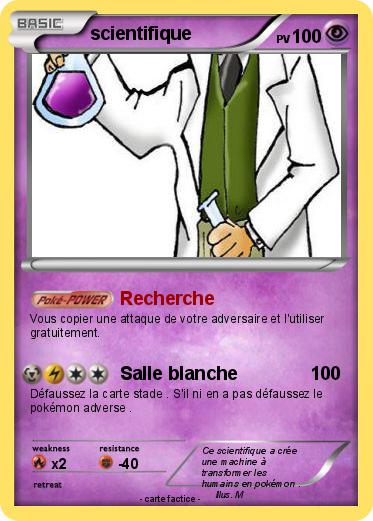 Pokemon scientifique