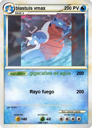 Pokemon blastuis vmax