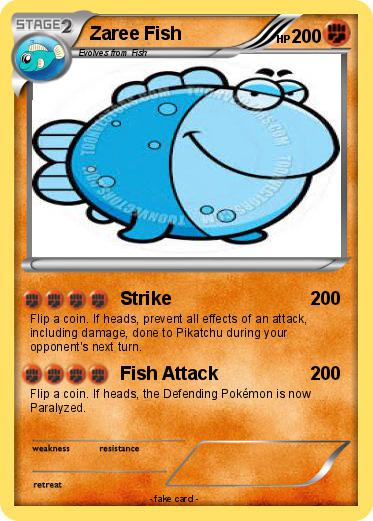 Pokemon Zaree Fish