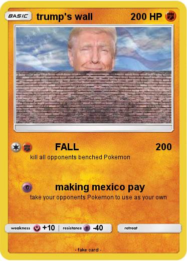 Pokemon trump's wall
