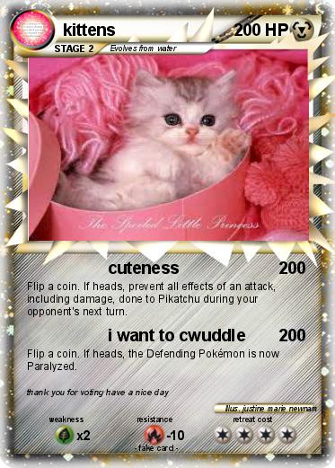 Pokemon kittens