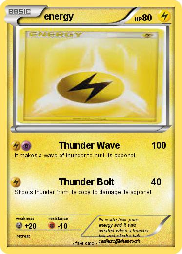 Pokemon energy