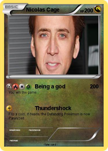 Pokemon Nicolas Cage