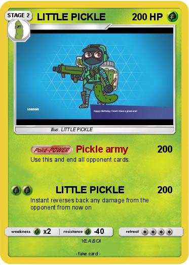 Pokemon LITTLE PICKLE