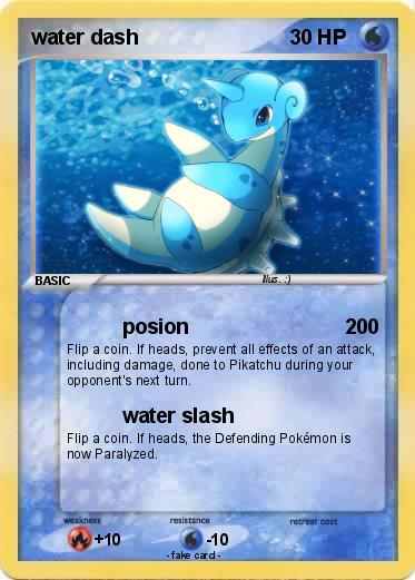Pokemon water dash