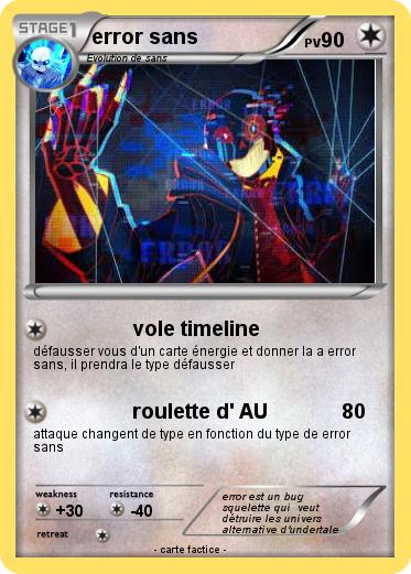 Pokemon error sans