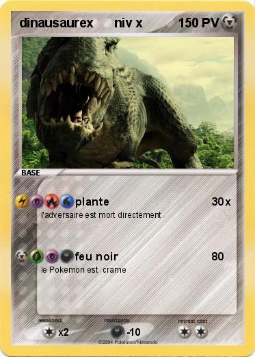 Pokemon dinausaurex      niv x     