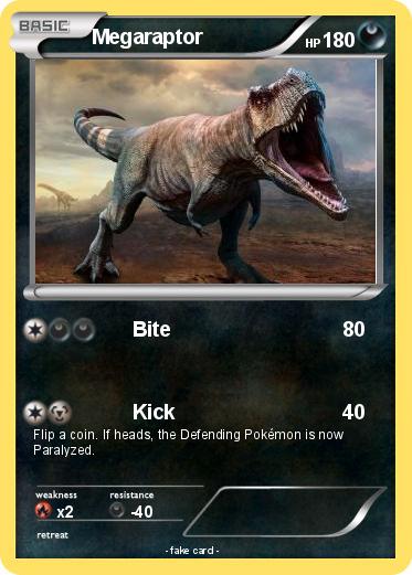 Pokemon Megaraptor