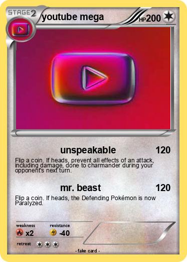 Pokemon youtube mega