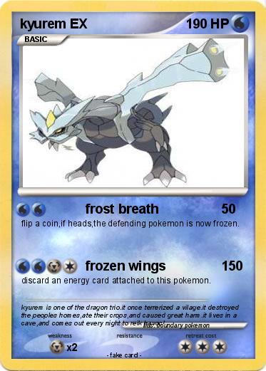 Pokemon kyurem EX
