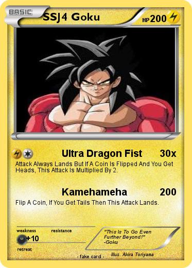 Pokemon SSJ4 Goku