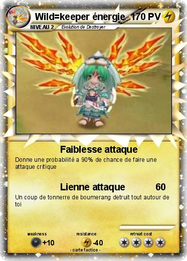 Pokemon Wild=keeper énergie
