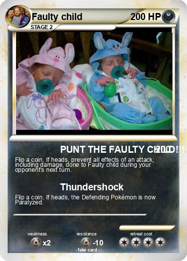 Pokemon Faulty child