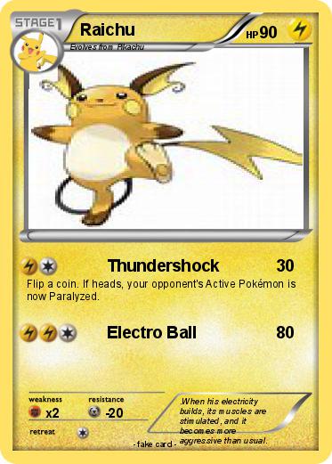 Pokemon Raichu