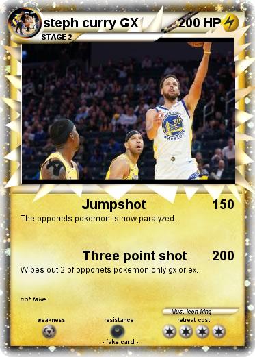 Pokemon steph curry GX