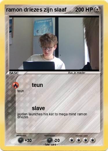 Pokemon ramon driezes zijn slaaf
