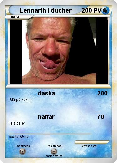 Pokemon Lennarth i duchen
