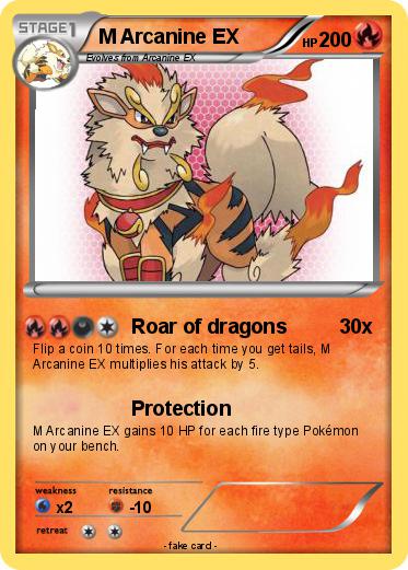 Pokemon M Arcanine EX