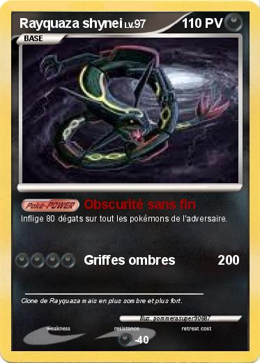 Pokemon Rayquaza shynei