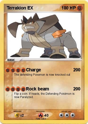 Pokemon Terrakion EX