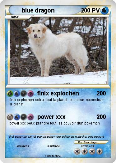 Pokemon blue dragon