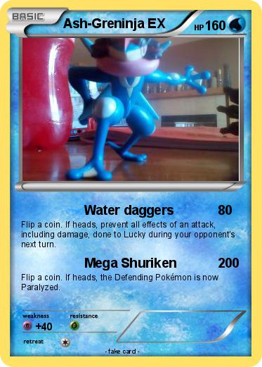 Pokemon Ash-Greninja EX