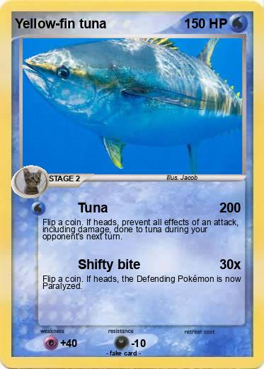 Pokemon Yellow-fin tuna