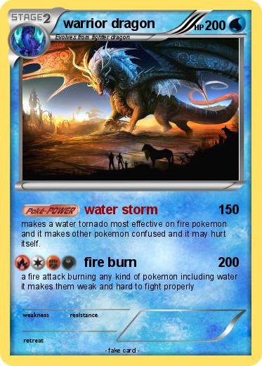 Pokemon warrior dragon