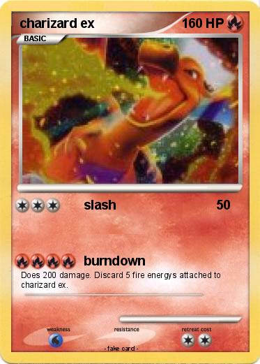 Pokemon charizard ex